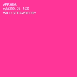 #FF3598 - Wild Strawberry Color Image